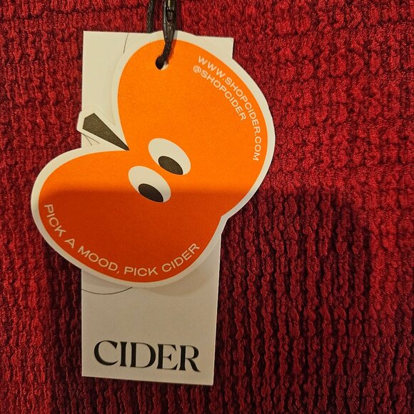 cider red textured blouse, 2XL - Picture 2 of 3